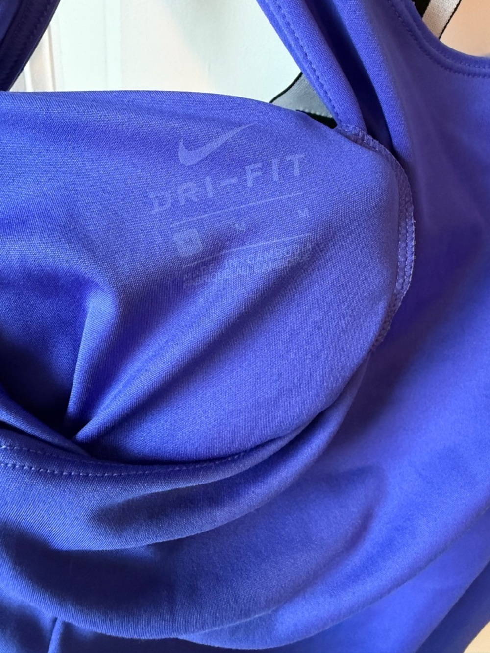 ⚡️Nike Dri-Fit Royal Blue Tank with Branded Black Back Strap - Picture 3 of 3